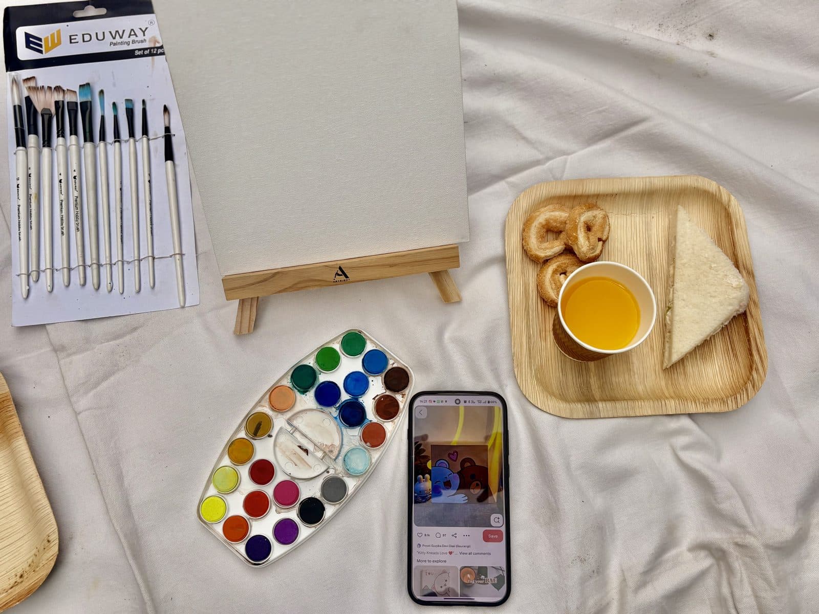 read and paint